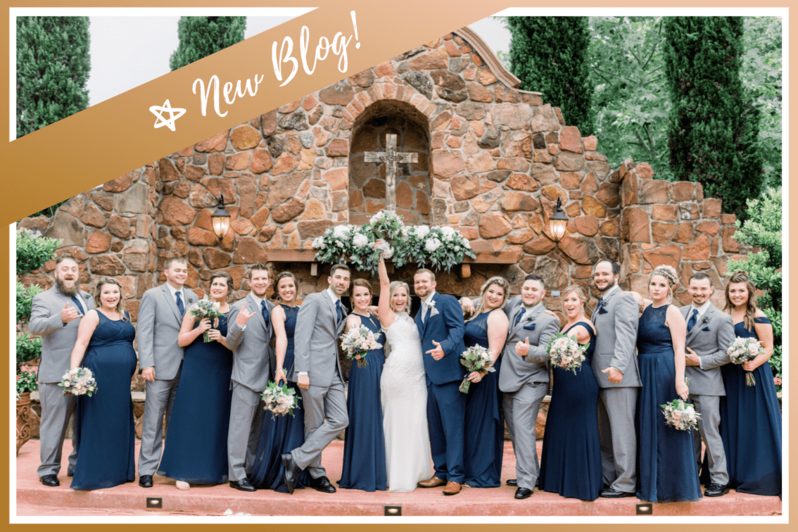 Wedding Party in front of Madera Estates