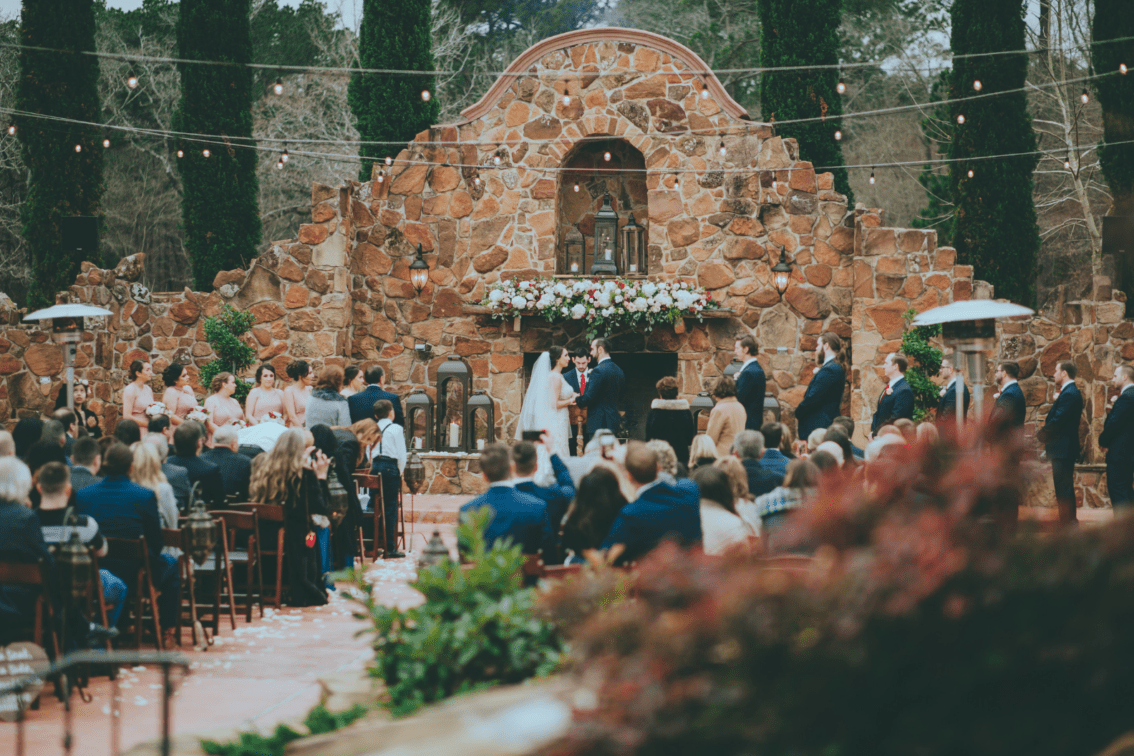 Bride and Groom Getting Married at Madera Estates in Conroe, TX