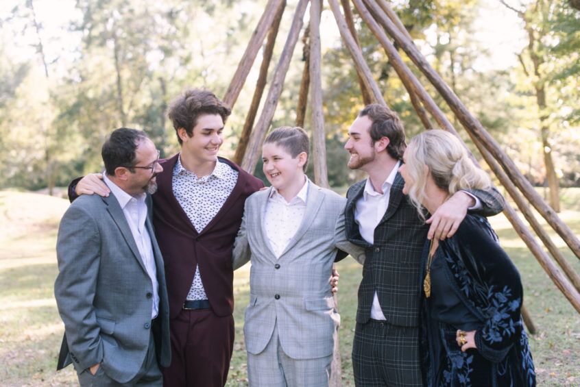 Bar Mitzvah Family Picture