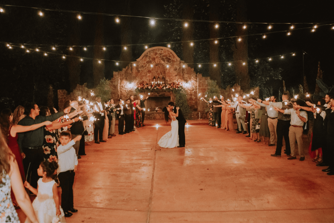 Sparkler Send-Off at Madera Estates