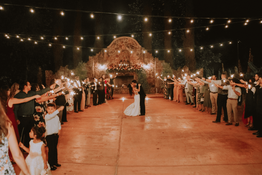 Sparkler Send-Off at Madera Estates